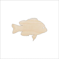 Fish Wood Craft Shape - Laser Cut Baltic Birch Unfinished DIY Wood Art Supplies FSH66 - The Wood Shape Store
