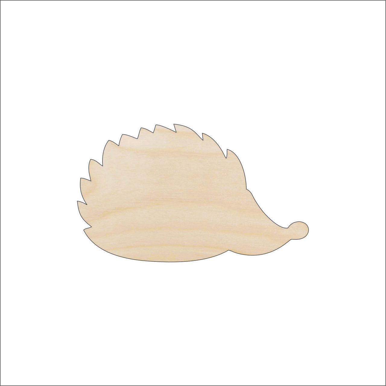 Hedgehog Wood Craft Shape – Laser Cut Baltic Birch Unfinished DIY Wood Art Supplies ANML53 - The Wood Shape Store