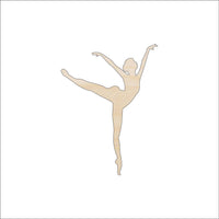 Dancer Wood Craft Shape - Laser Cut Baltic Birch Unfinished DIY Wood Art Supplies SPT162 - The Wood Shape Store