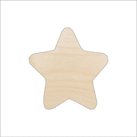 Star Wood Craft Shape - Laser Cut Baltic Birch Unfinished DIY Wood Art Supplies SKY34 - The Wood Shape Store
