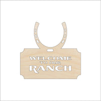 Ranch Wood Craft Shape - Laser Cut Baltic Birch Unfinished DIY Wood Art Supplies SGN68 - The Wood Shape Store