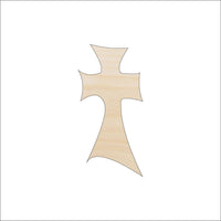 Cross Wood Craft Shape - Laser Cut Baltic Birch Unfinished DIY Wood Art Supplies REL25 - The Wood Shape Store
