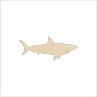 Shark Wood Craft Shape - Laser Cut Baltic Birch Unfinished DIY Wood Art Supplies SEA93 - The Wood Shape Store