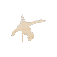 Dance Wood Craft Shape - Laser Cut Baltic Birch Unfinished DIY Wood Art Supplies PPL122 - The Wood Shape Store