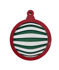 3D Laser Cut Ornament – Baltic Birch Wood Craft Supplies | DIY Wood Ornament Kit DS2 - The Wood Shape Store