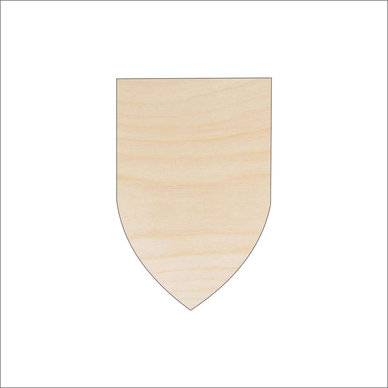 Banner - Wood Craft Shape - Laser Cut Baltic Birch Unfinished DIY Wood Art Supplies BNR25 - The Wood Shape Store