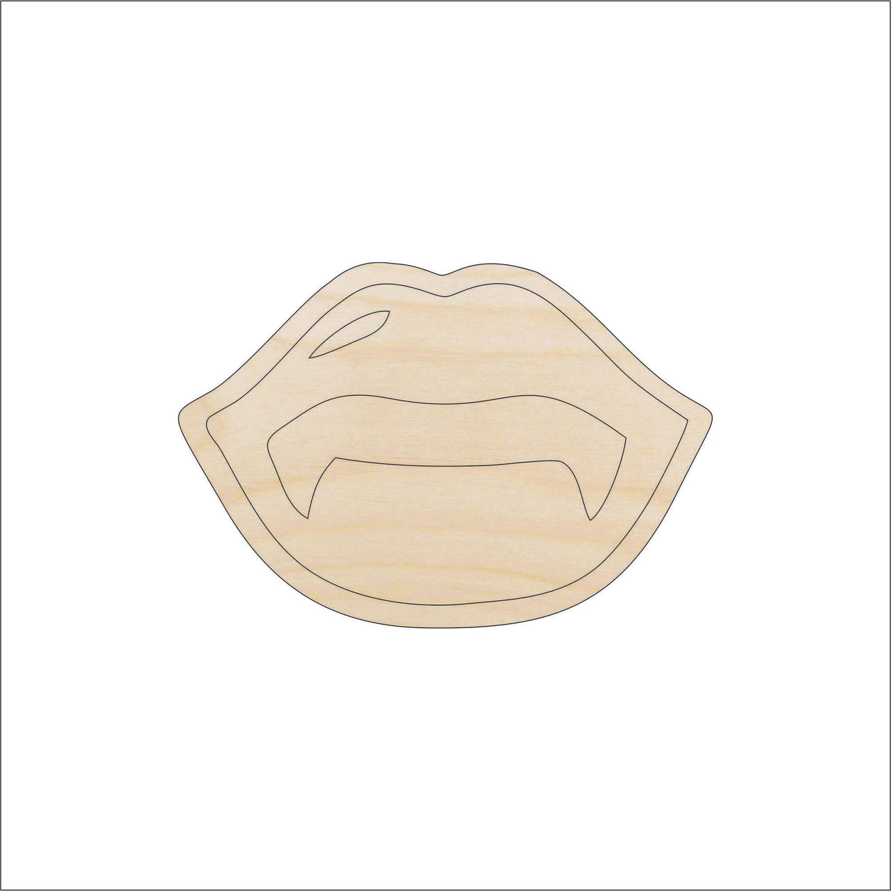 Dracula Wood Craft Shape - Laser Cut Baltic Birch Unfinished DIY Wood Art Supplies FAL63 - The Wood Shape Store