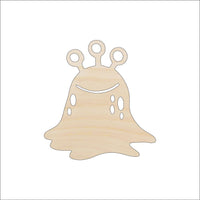 Alien Wood Craft Shape - Laser Cut Baltic Birch Unfinished DIY Wood Art Supplies SPC39 - The Wood Shape Store