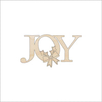 Joy Wood Craft Shape - Laser Cut Baltic Birch Unfinished DIY Wood Art Supplies XMS172 - The Wood Shape Store