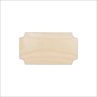 Plaque Wood Craft Shape - Laser Cut Baltic Birch Unfinished DIY Wood Art Supplies BSC14 - The Wood Shape Store