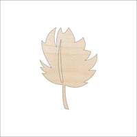 Leaf Wood Craft Shape - Laser Cut Baltic Birch Unfinished DIY Wood Art Supplies LEF15 - The Wood Shape Store