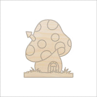 Fairy House Wood Craft Shape - Laser Cut Baltic Birch Unfinished DIY Wood Art Supplies BLD88 - The Wood Shape Store