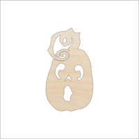 Pumpkin Wood Craft Shape – Laser Cut Baltic Birch Unfinished DIY Wood Art Supplies FAL140 - The Wood Shape Store