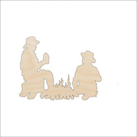 Cowboy Wood Craft Shape - Laser Cut Baltic Birch Unfinished DIY Wood Art Supplies PPL160 - The Wood Shape Store