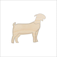 Goat Wood Craft Shape - Laser Cut Baltic Birch Unfinished DIY Wood Art Supplies SHP8 - The Wood Shape Store