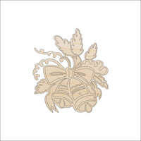 Bells Wood Craft Shape - Laser Cut Baltic Birch Unfinished DIY Wood Art Supplies XMS15 - The Wood Shape Store