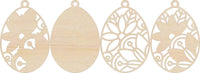 Easter 3D Laser Cut Ornament – Baltic Birch Wood Craft Supplies | DIY Wood Ornament Kit ES6 - The Wood Shape Store