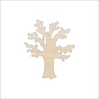 Tree Wood Craft Shape - Laser Cut Baltic Birch Unfinished DIY Wood Art Supplies TRE15 - The Wood Shape Store