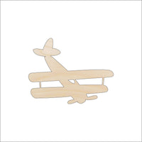 Airplane Wood Craft Shape - Laser Cut Baltic Birch Unfinished DIY Wood Art Supplies PLN19 - The Wood Shape Store