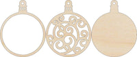 3D Laser Cut Ornament – Baltic Birch Wood Craft Supplies | DIY Wood Ornament Kit DS4 - The Wood Shape Store