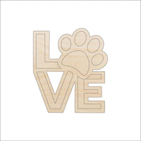 Dogs Wood Craft Shape - Laser Cut Baltic Birch Unfinished DIY Wood Art Supplies DOG153 - The Wood Shape Store