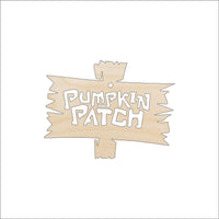 Pumpkin Wood Craft Shape - Laser Cut Baltic Birch Unfinished DIY Wood Art Supplies FAL144 - The Wood Shape Store