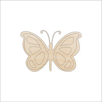 Butterfly Wood Craft Shape - Laser Cut Baltic Birch Unfinished DIY Wood Art Supplies BUG14 - The Wood Shape Store