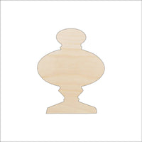 Jar Wood Craft Shape - Laser Cut Baltic Birch Unfinished DIY Wood Art Supplies FOD94 - The Wood Shape Store