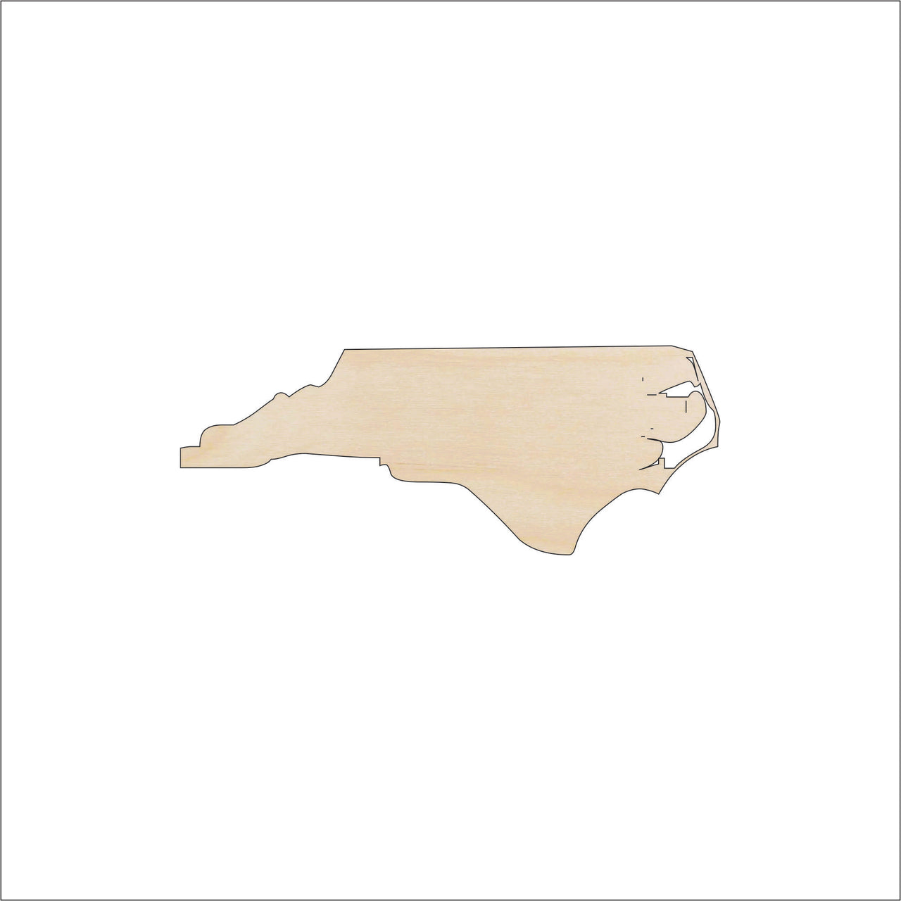 Arizona Wood Craft Shape - Laser Cut Baltic Birch Unfinished DIY Wood Art Supplies STAT51 - The Wood Shape Store