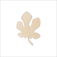 Leaf Wood Craft Shape - Laser Cut Baltic Birch Unfinished DIY Wood Art Supplies LEF47 - The Wood Shape Store