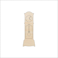 Clock Wood Craft Shape - Laser Cut Baltic Birch Unfinished DIY Wood Art Supplies DCR5 - The Wood Shape Store