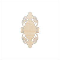 Gift Tag Wood Craft Shape - Laser Cut Baltic Birch Unfinished DIY Wood Art Supplies TAG27 - The Wood Shape Store