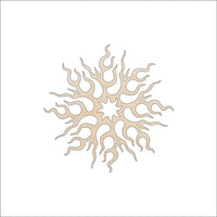 Sun Wood Craft Shape - Laser Cut Baltic Birch Unfinished DIY Wood Art Supplies SKY29 - The Wood Shape Store