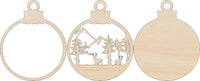 Deer 3D Laser Cut Ornament – Baltic Birch Wood Craft Supplies | DIY Wood Ornament Kit AN51 - The Wood Shape Store