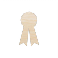 Badge Wood Craft Shape – Laser Cut Baltic Birch Unfinished DIY Wood Art Supplies BDG17 - The Wood Shape Store