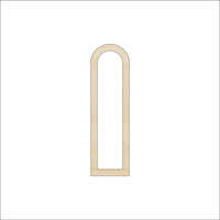 Window Wood Craft Shape – Laser Cut Baltic Birch Unfinished DIY Wood Art Supplies BLD122 - The Wood Shape Store