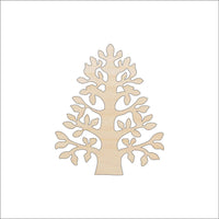 Tree Wood Craft Shape - Laser Cut Baltic Birch Unfinished DIY Wood Art Supplies TRE53 - The Wood Shape Store