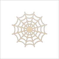 Spiderweb Wood Craft Shape - Laser Cut Baltic Birch Unfinished DIY Wood Art Supplies BUG21 - The Wood Shape Store