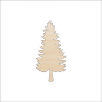 Tree Wood Craft Shape - Laser Cut Baltic Birch Unfinished DIY Wood Art Supplies TRE77 - The Wood Shape Store