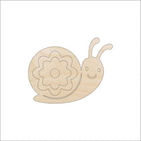 Snail Wood Craft Shape - Laser Cut Baltic Birch Unfinished DIY Wood Art Supplies BUG87 - The Wood Shape Store