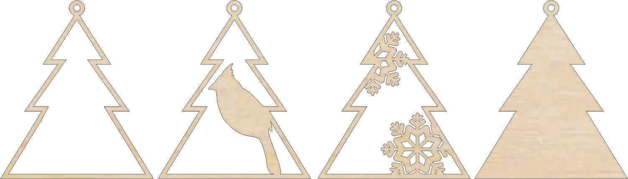 Bird 3D Laser Cut Ornament – Baltic Birch Wood Craft Supplies | DIY Wood Ornament Kit BR9 - The Wood Shape Store