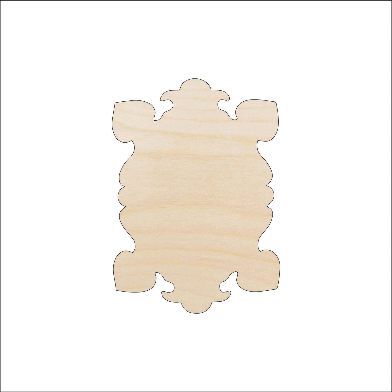 Gift Tag Wood Craft Shape - Laser Cut Baltic Birch Unfinished DIY Wood Art Supplies KEY22 - The Wood Shape Store