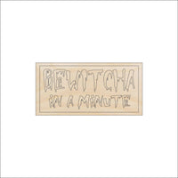 Witch Wood Craft Shape - Laser Cut Baltic Birch Unfinished DIY Wood Art Supplies FAL219 - The Wood Shape Store