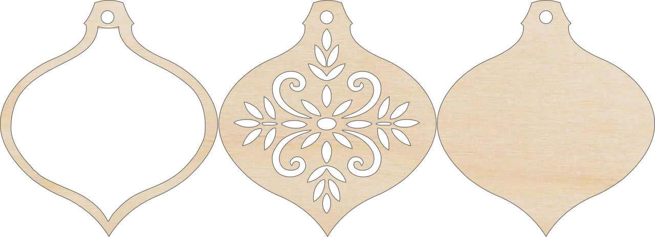 3D Laser Cut Ornament – Baltic Birch Wood Craft Supplies | DIY Wood Ornament Kit DS5 - The Wood Shape Store