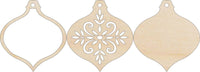 3D Laser Cut Ornament – Baltic Birch Wood Craft Supplies | DIY Wood Ornament Kit DS5 - The Wood Shape Store