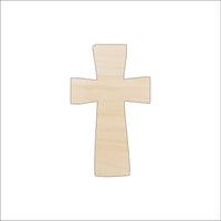 Cross Wood Craft Shape - Laser Cut Baltic Birch Unfinished DIY Wood Art Supplies REL58 - The Wood Shape Store