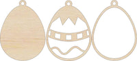 Easter 3D Laser Cut Ornament – Baltic Birch Wood Craft Supplies | DIY Wood Ornament Kit ES26 - The Wood Shape Store