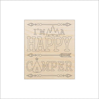 Camper Wood Craft Shape - Laser Cut Baltic Birch Unfinished DIY Wood Art Supplies TRP51 - The Wood Shape Store