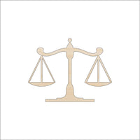 Scales Wood Craft Shape - Laser Cut Baltic Birch Unfinished DIY Wood Art Supplies XTR87 - The Wood Shape Store