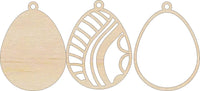Easter 3D Laser Cut Ornament – Baltic Birch Wood Craft Supplies | DIY Wood Ornament KitES27 - The Wood Shape Store